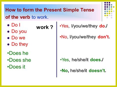 Present Simple Tense English For Life