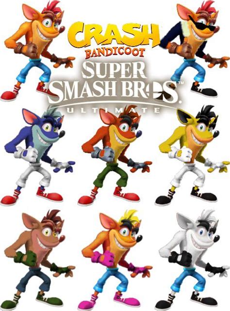 Crash Bandicoot Smash Ultimate Alts Rcrashbandicoot