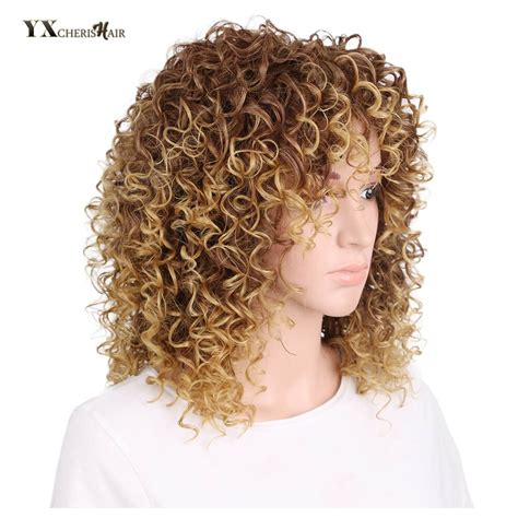 Yxcherishair Synthetic Heat Resistant African American Hairstyles Afro