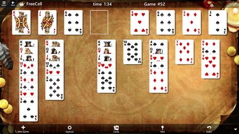 Freecell Game 52 Solved Microsoft Solitaire Youtube