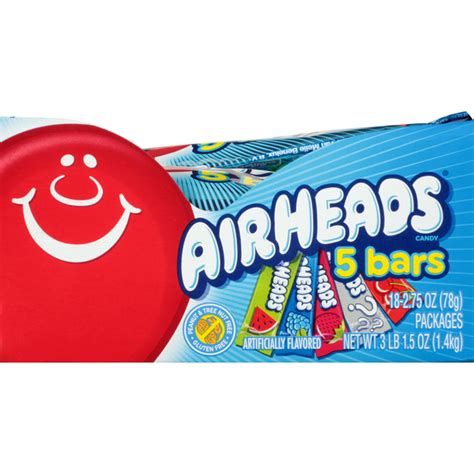 Airheads Candy Assorted 5 Bars 275 Oz Instacart