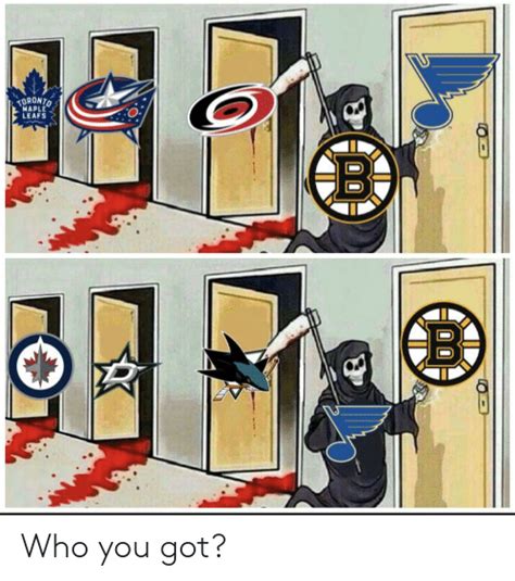 Toronto Maple Leafs B Who You Got National Hockey League Nhl Meme