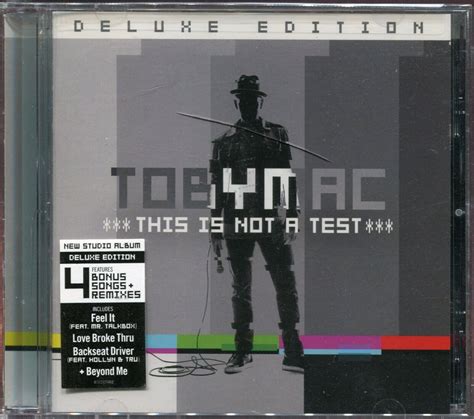 New Sealed Cd Tobymac This Is Not A Test Deluxe Edition