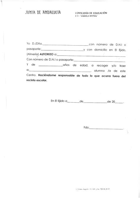 Autorizacion Para Recoger Documentos De Otra Persona Cortes De Pelo