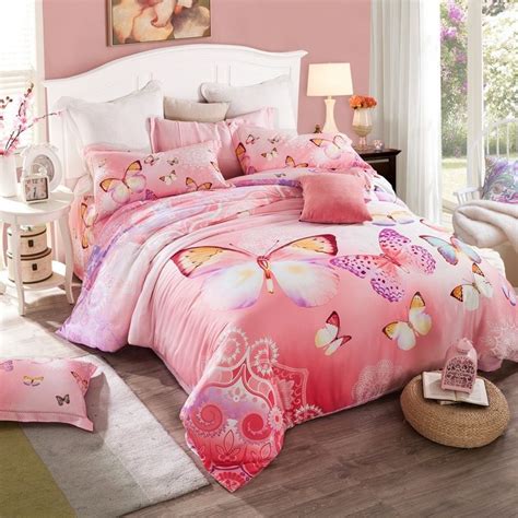 Teen vogue lilac watercolor comforter set is a floral bedding design perfect for a teen girls bedroom. Hot Pink and Purple Butterfly Print Pastel Style Cute ...