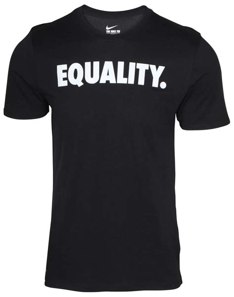 Nike Nike Mens Equality Equals Everywhere Graphic T Shirt Black