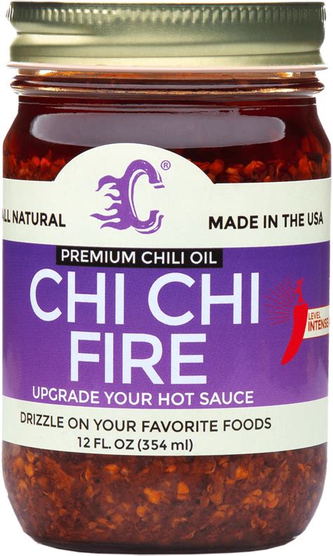 Spicy Chili Crisp Chi Chi Fire Delicious Crunchy All Natural Hot