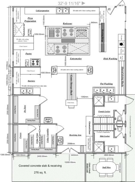 Floor Plan Restaurant Kitchen Design Kitchen Layout Plans Kitchen