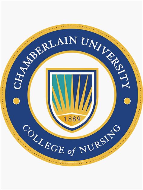 Chamberlain College Nursing Logo2 Sticker For Sale By Mycandybar
