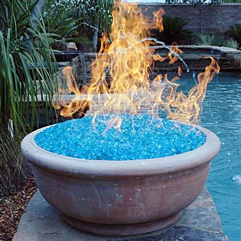 Glass Rock For Fire Pit Fireplace Design Ideas