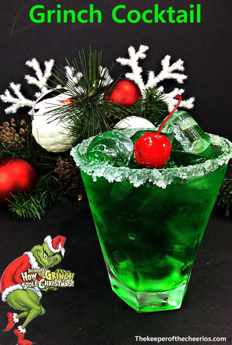 Hot chocolate is a perennial favorite this time of year. Grinch Cocktail - The Keeper of the Cheerios