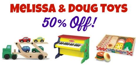 50 Off Select Melissa And Doug Toys