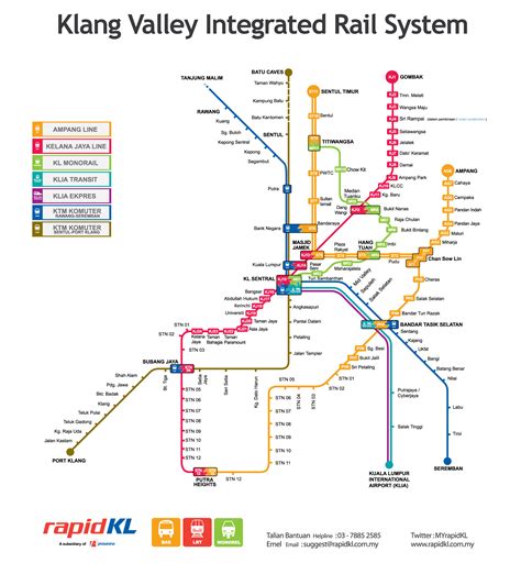 Klang valley integrated transit map, see larger version. GitHub - matiassingers/kuala-lumpur: things to know when ...