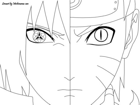 Kumpulan Mewarnai Gambar Sketsa Naruto Dan Sasuke Desain Interior