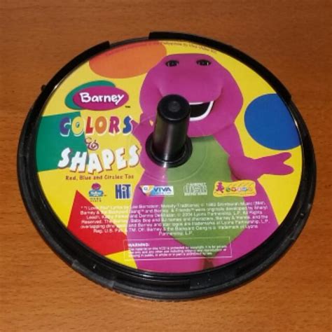 Barneys Color And Shapes Vcd Hobbies And Toys Music And Media Music