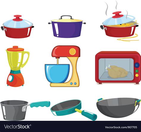 Pots And Pans Series Royalty Free Vector Image
