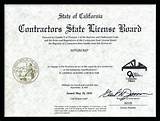 Online Contractor License School California Pictures