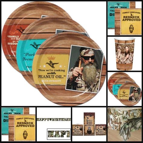 Duck Dynasty Uncle Si Willie Phil Birthday Party Supplies Choose Your