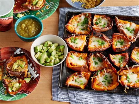 Generally more round (fatter) than the stokes purple variety, which are more elongated. Sweet Potato Skins Recipe | Food Network Kitchen | Food ...