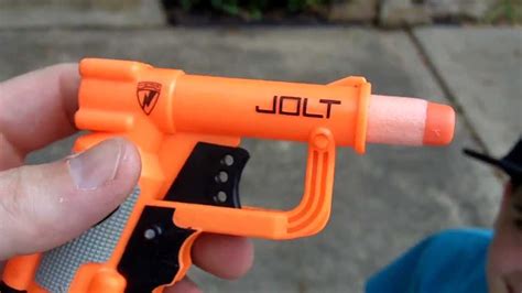 Nerf Jolt Review And Shooting By Reagans Toy Review Youtube