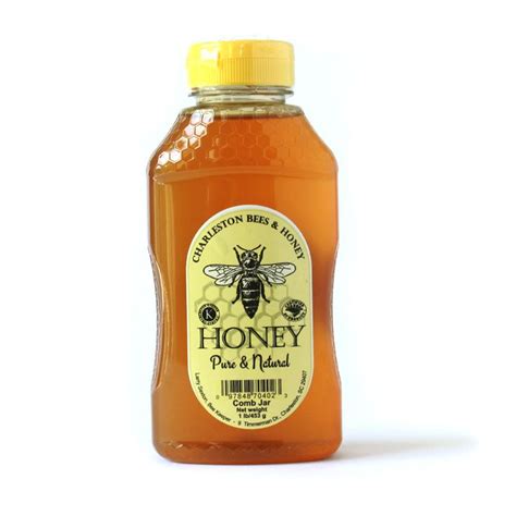 Local Lowcountry Bees And Honey 16 Oz Bottle Honey Plastic Squeeze