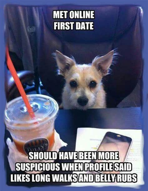 Dogs 1st Date Funny Dating Quotes Funny Memes First Date Funny