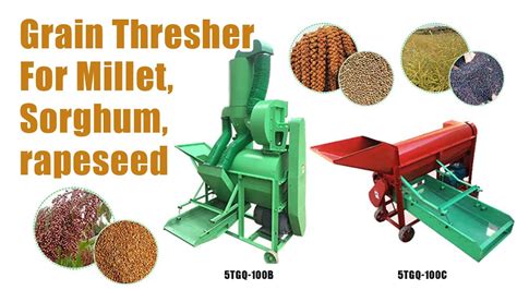 Taizy Sorghum Thresher Machine For Millet Pearl Millet Sorghum