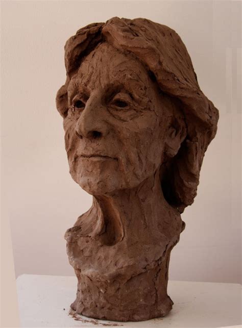 Fired Clay Portrait Sculptures Commission Sculpture By Artist Helle Rask Crawford Titled
