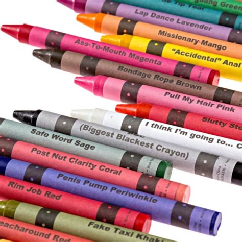 Hilarious Adult Crayons Porn Pack Rude T Adult T Etsy