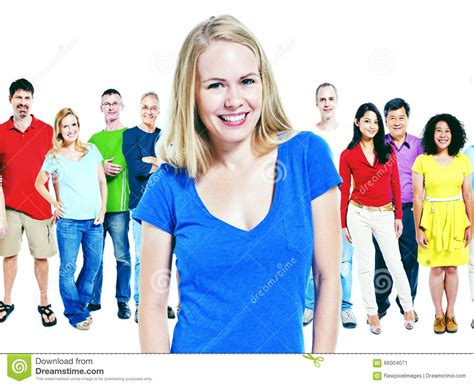 Diverse People Happiness Friendship Togetherness Concept Stock Image