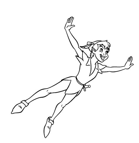 Peter Pan Animation Movies Free Printable Coloring Pages