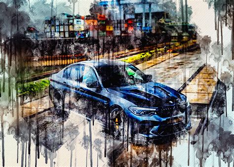 Manhart Mh5 800 2020 Cars Tuning Bmw M5 Painting By Sissy Angelastro