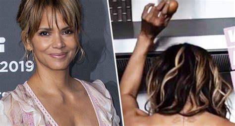 Halle Berry Has Had A Full Back Tattoo