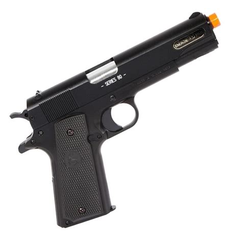 Pistola Airsoft Colt M1911 A1 Slide Metal Cybergun Preto Netshoes