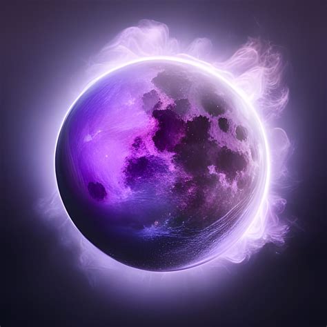 Purple Moon Ai Generated Artwork Nightcafe Creator