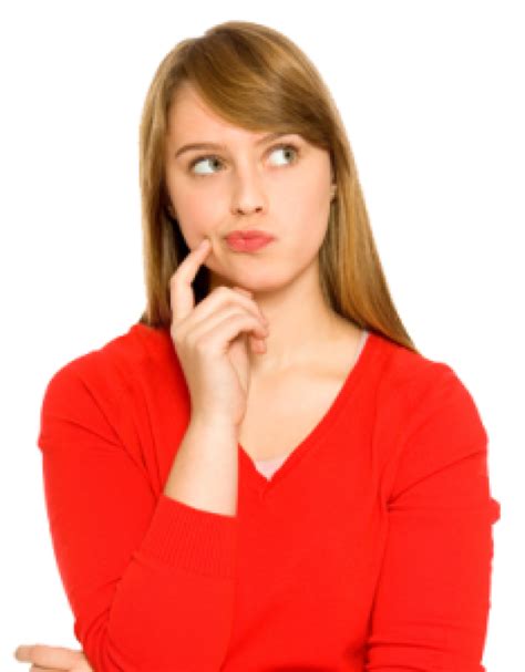 Thinking Woman Png Images Transparent Free Download P