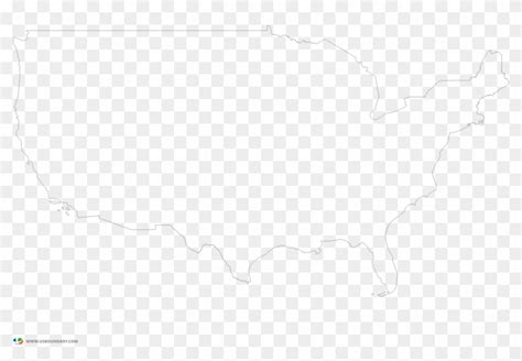 State Map Blank Vishawa Communications And Usa Drawing Clipart
