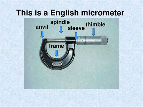 Ppt Reading The Micrometer Powerpoint Presentation Free Download