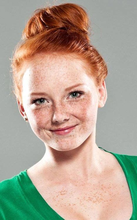 A Young Thirteen Year Old Sienna Red Hair Freckles Beautiful Red