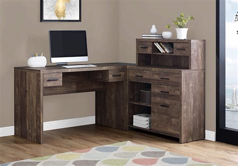 L Shaped Office Desk With Hutch Laminate L Shaped Desk With Hutch 8