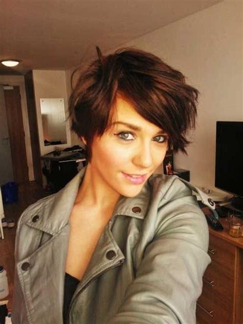 Celebrity hairdresser jamie stevens explains that regular maintenance trims every eight weeks are a. 15 Best Collection of Short Hairstyles for Brunette Women