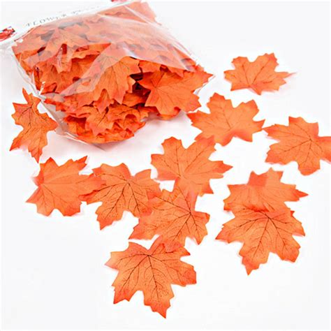 Brand New Design 100 Pcspack Artificial Fall Silk Leaves Wedding Favor