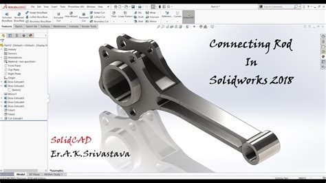 How To Make Connecting Rod In Solidworks Design Of Connecting Rod