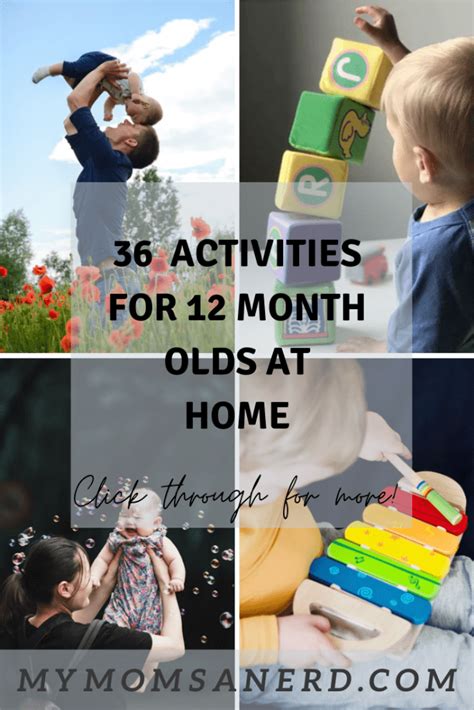 36 Fun And Simple Activities For A 12 Month Old At Home • My Moms A Nerd