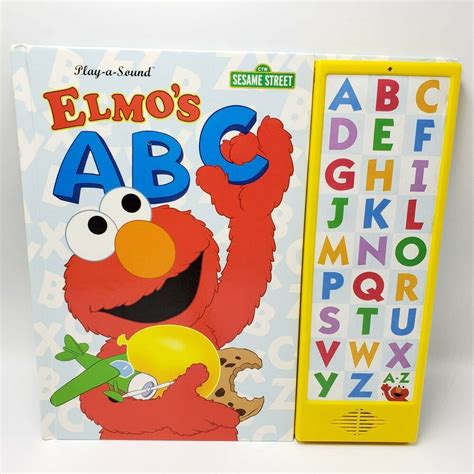 Elmos Abc Play A Sound Book A B C Alphabet Sesame Street Letters Music