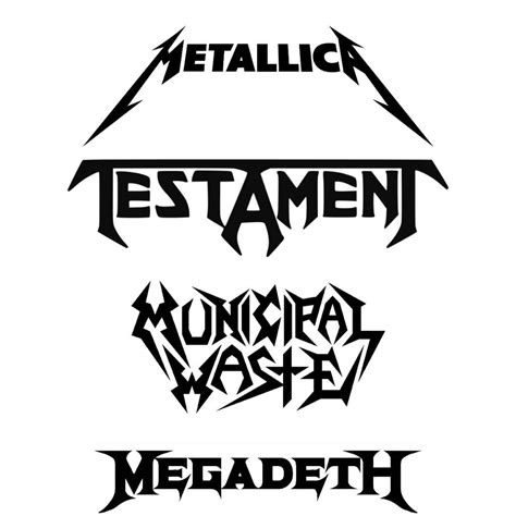 The Types Of Band Logos Metal Amino