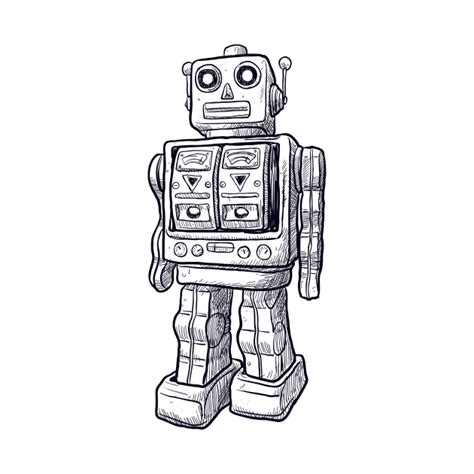 Toy Robot Drawing Toy T Shirt Teepublic