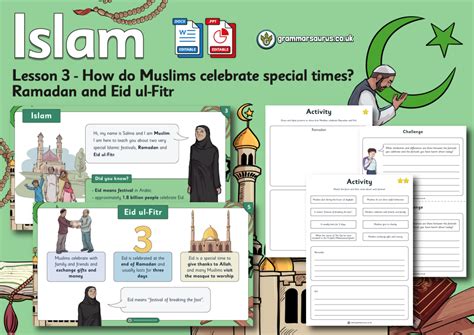 Ks1 Re Islam How Do Muslims Celebrate Special Times Ramadan And