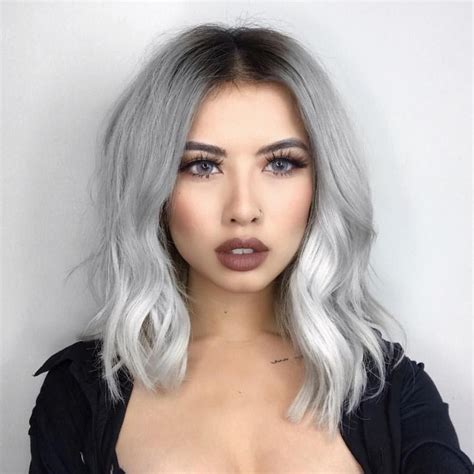 Pin By Iselin Teodorescu On Mechas Hair Styles Silver Hair Color