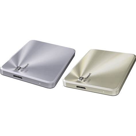 Wd 2 X 2tb My Passport Ultra Metal Edition Kit Gold And Silver
